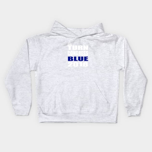 Turn Congress Blue 2018 Kids Hoodie by xenapulliam